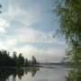 Blick von der Terrasse auf den See